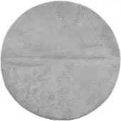 vidaXL Tapis IZA poils courts style scandinave gris Ø 160 cm