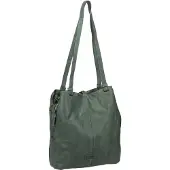Harold's Cuir sac à épaule sac shopper Submarine Shopper Twin Upend Green vert foncé