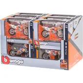 Bburago Véhicule Motocross KTM RedBull Cross & Raid 1/18 Modèle aléatoire