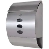 vidaXL Boîte aux lettres en acier inoxydable