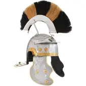 vidaXL Casque de soldat romain antique Réplique pour LARP Argenté Acier