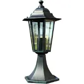 vidaXL Lampe de jardin Vert foncé/Noir Aluminium