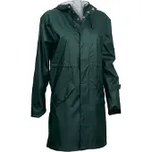 Ralka Veste de Pluie Ralka Women Mizzle Vert Foncé Noir-Taille 38
