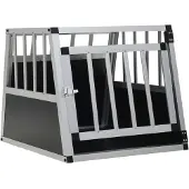 vidaXL Caisse de transport pour chiens avec porte simple 54 x 69 x 50 cm