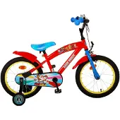Volare Paw Patrol 16 pouces 28 cm Garçon Frein à rétropédalage Rouge/Bleu