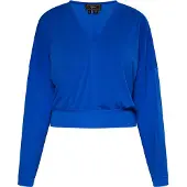 Faina T-shirt bleu roi