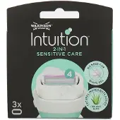 Wilkinson Têtes de rechange Intuition Naturals Sensitive, lot de 3
