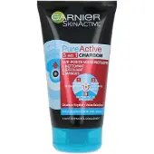Garnier Charbon 3 en 1 PureActive Anti-Points Noirs - 150 ml