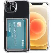 IMoshion Coque silicone avec porte-cartes pour Apple iPhone 12 - Transparent