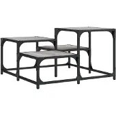 DKD Home Decor Table basse Gris Sonoma 68x68x40 cm bois composite