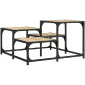 DKD Home Decor Table basse chêne Sonoma 68x68x40 cm bois composite