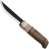 Marttiini Aapa 131030 Carbon, Birch Wood, Reindeer Antler, couteau d'outdoor
