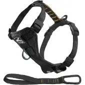 Kurgo Harnais Tru-Fit-Smart (avec sangle de sécurité), couleur : noir, taille : XS