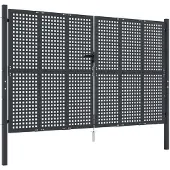vidaXL Portail de jardin Anthracite 300x200 cm Acier