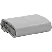 DKD Home Decor Bâche de protection Gris 3x3 m 650 g/m