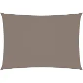 vidaXL Voile de parasol tissu oxford rectangulaire 2x4,5 m taupe