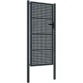 vidaXL Portail de jardin Anthracite 105 x 175 cm Acier