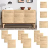 vidaXL Porte d'armoire à persiennes 61,5x39,4 cm bois de pin massif