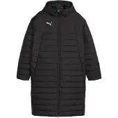 Puma Veste de sport 'TeamFinal' gris argenté / noir