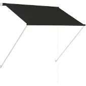 vidaXL Auvent rétractable 100x150 cm Anthracite