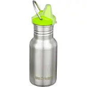Klean Kanteen Bouteille de Voyage Klean Kanteen Kids Classic Narrow Sippydop Brushed Stainless 355 ml