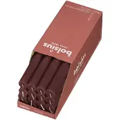 Bolsius Bougies de table Shine 16 pcs 27 cm Rouge velours
