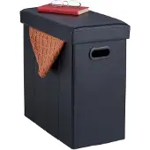Relaxdays Pouf-de-rangement (48.50 x 27 x 49 cm)