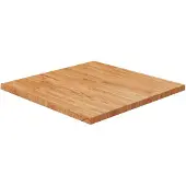 vidaXL Dessus de table carré Marron clair60x60x2,5cm Bois chêne traité