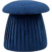 Bloomingville Pouf Roberta bleu