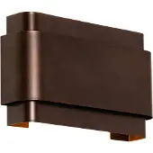 QAZQA Applique murale intelligente bronze foncé 2 lumières avec Zigbee G9 - Coen