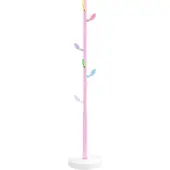 vidaXL Porte-manteau rose 172 cm fer enduit de poudre