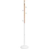 vidaXL Porte-manteau blanc 177 cm fer enduit de poudre