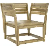 vidaXL Chaise de jardin en pin imprégné