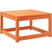 vidaXL Repose-pied de jardin cire marron bois de pin massif