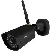 Foscam Caméra de sécurité extérieure WiFi Foscam G4C Starlight 2K, noire