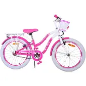 Volare Vélo enfant Lovely - Fille - 20 pouces - Rose - Deux freins à main