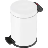 Hailo Poubelle à pédale Solid S 4 L Blanc
