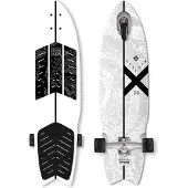 Street Surfing Planche à Roulettes Cruiser Snaker 36´´ White Striker