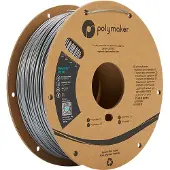 Polymaker PolyLite PETG, Couleur:Argent, Taille du filament:1.75mm, Poids:1 kg