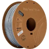 Polymaker PolyTerra PLA +, Couleur:Gris, Taille du filament:1.75mm, Poids:1 kg