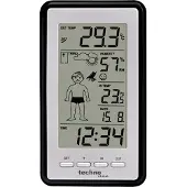 Technoline Ws 9632 Weather Station Noir One Size / EU Plug 220V
