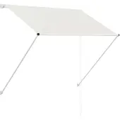 vidaXL Auvent rétractable 100x150 cm Crème