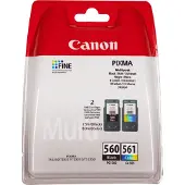 Canon PG-560 / CL-561 - Noir + 3 couleurs - Cartouche d'encre - Multipack