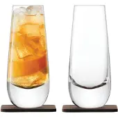 LSA International Verre à Whisky LSA Whisky Islay avec Sous-Verre 325 ml (Lot de 2)