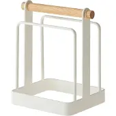 Yamazaki Support Pour Planches À Découper - Blanc Et Bois