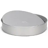 Patisse Moule à gâteau en acier inoxydable avec fond libre 20 x 4,5 cm argenté, Moule à gâteau, Argent