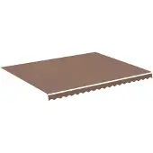 vidaXL Tissu de store brun 4,5x3,5 m