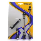 Tranzx Kit de serrage rapide 110/135 mm noir