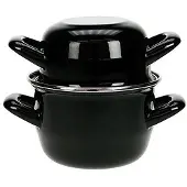 Cosy & Trendy Horeca Cass. Moule D12cm Noir-0.5kg-0.9lnieuw Model (lot de 6)