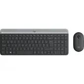 Logitech MK470 Slim Clavier et Souris Sans fil Gris AZERTY